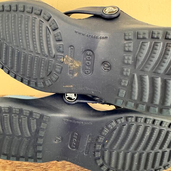 Crocs Blue Strappy Sandals Womens Size 10 READ - Picture 7 of 13